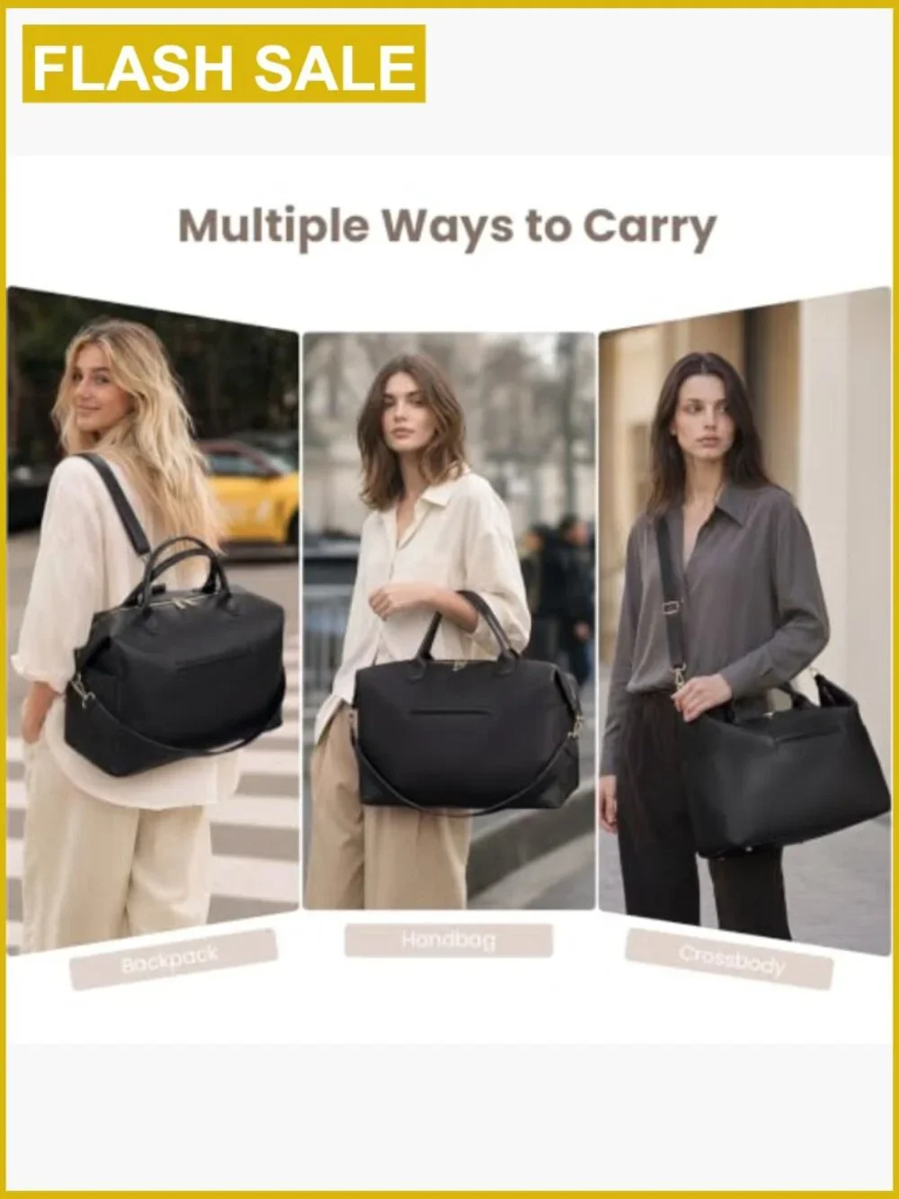 Convertible Vegan Leather Diaper Tote Backpack Mommy Bag Hospital Totes